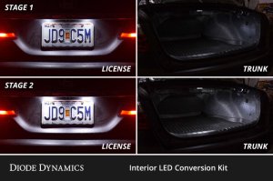 Nissan Maxima Interior LED Kit - Diode Dynamics - Stage 2 - Cool White - `16-`23